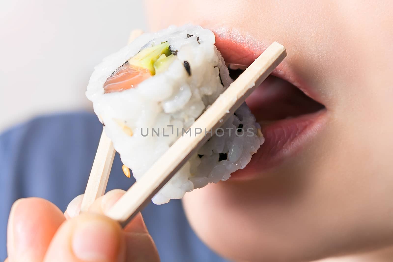 Tasting sushi by EnzoArt