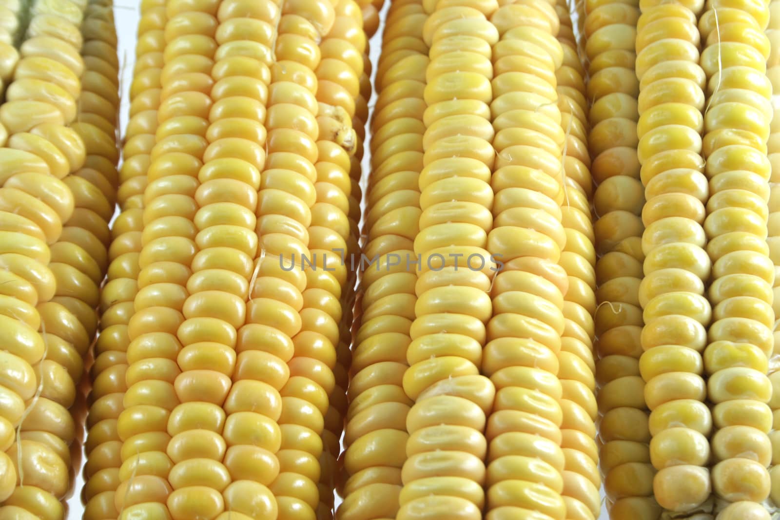 Background of four corn