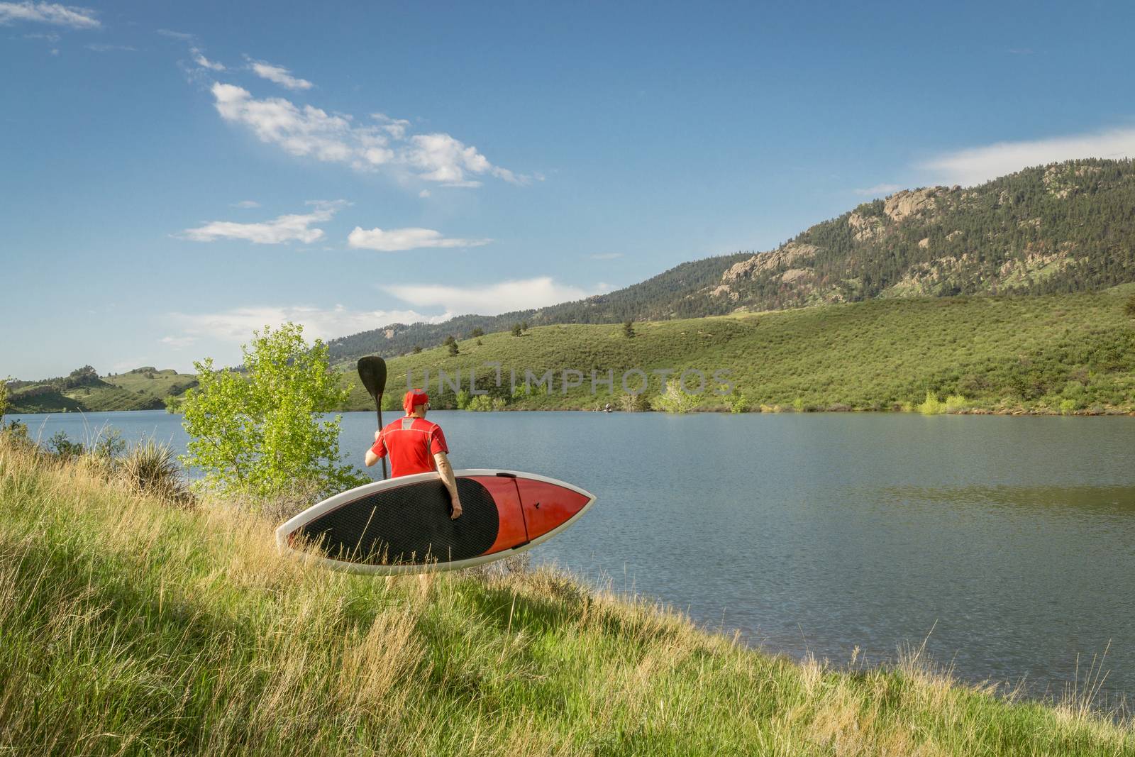 stand up paddling (SUP) in Colorado by PixelsAway