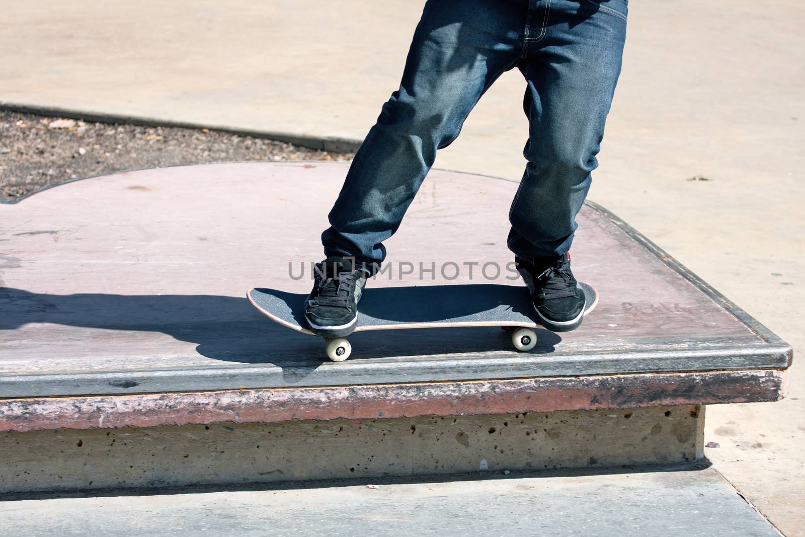 Skateboarders Feet Close Up by graficallyminded