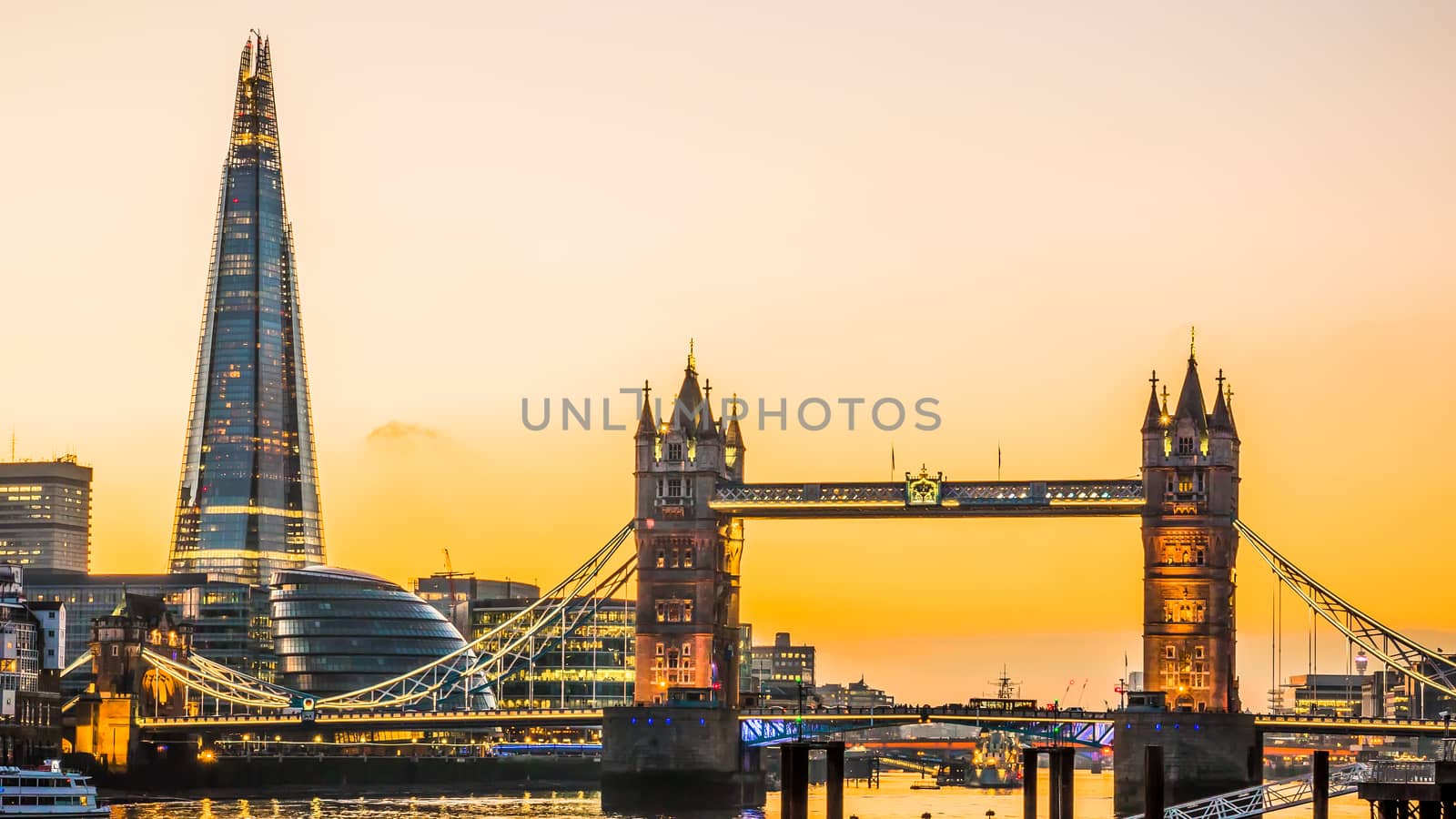 London Tower Bridge and The Shard by PhotoLondonUK