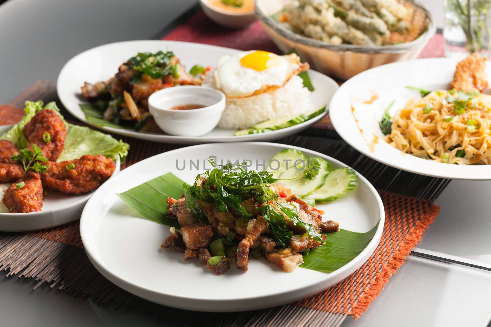 Authentic Thai Food Dishes by graficallyminded