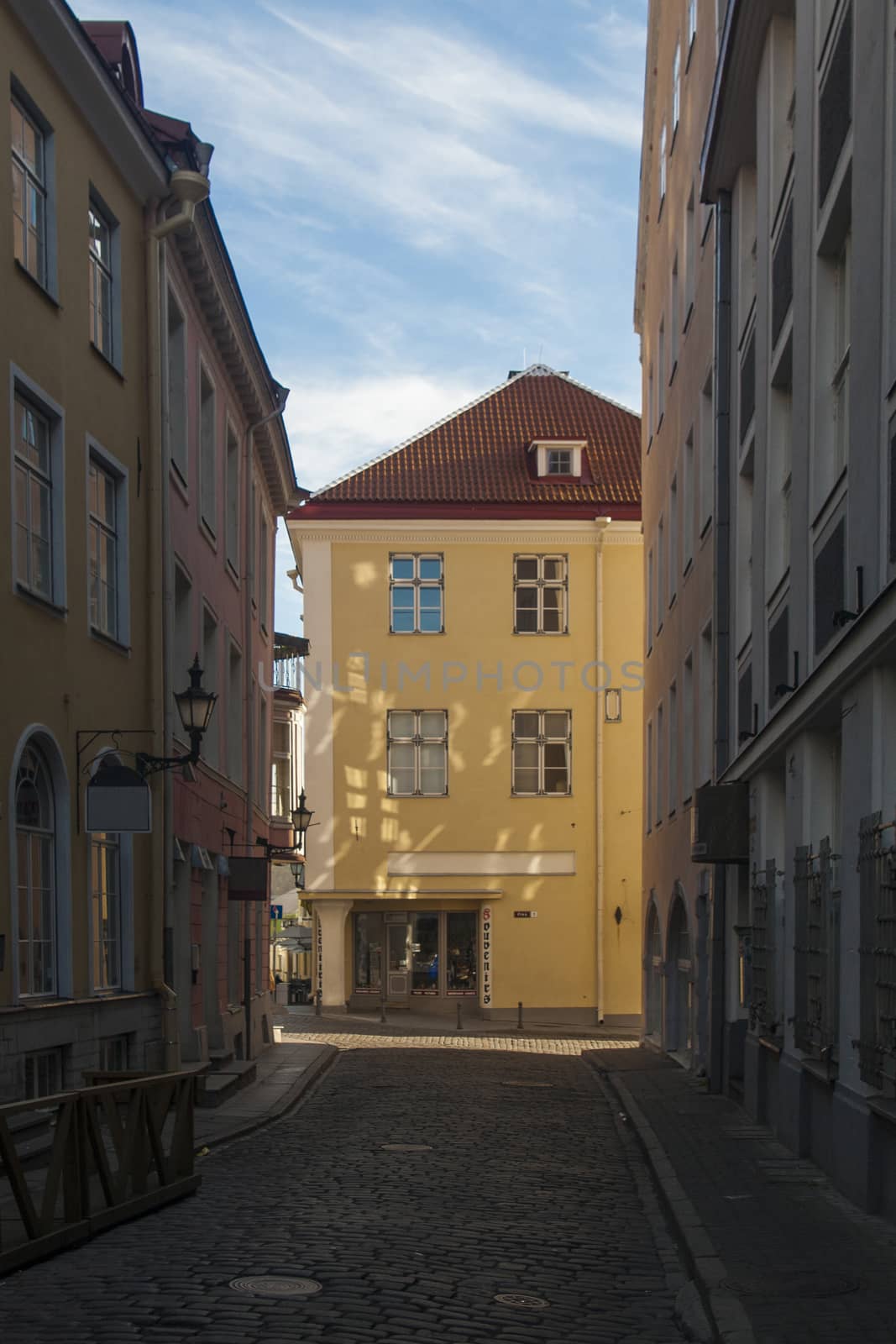 street in old town of Tallinn