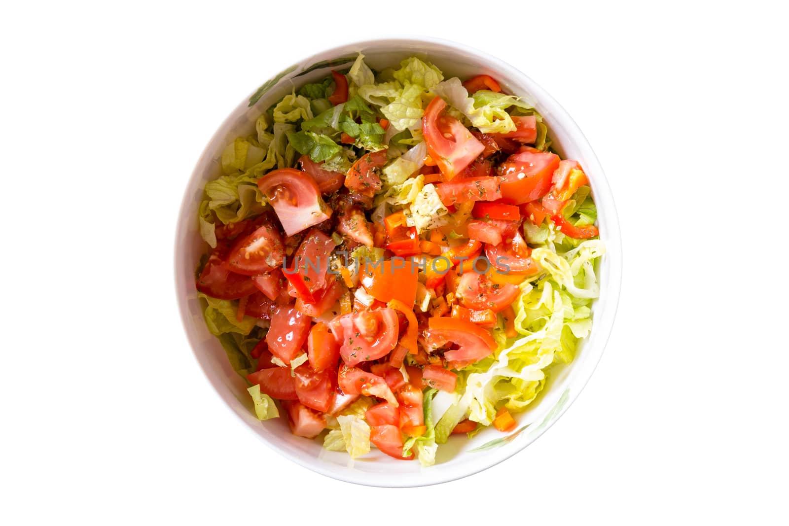 Gourmet Fresh Healthy Tomato and Cabbage Salad by coskun