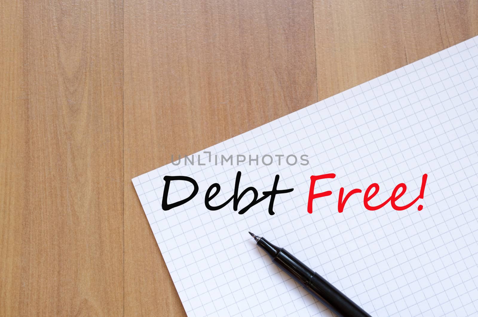 Debt Free Concept by eenevski
