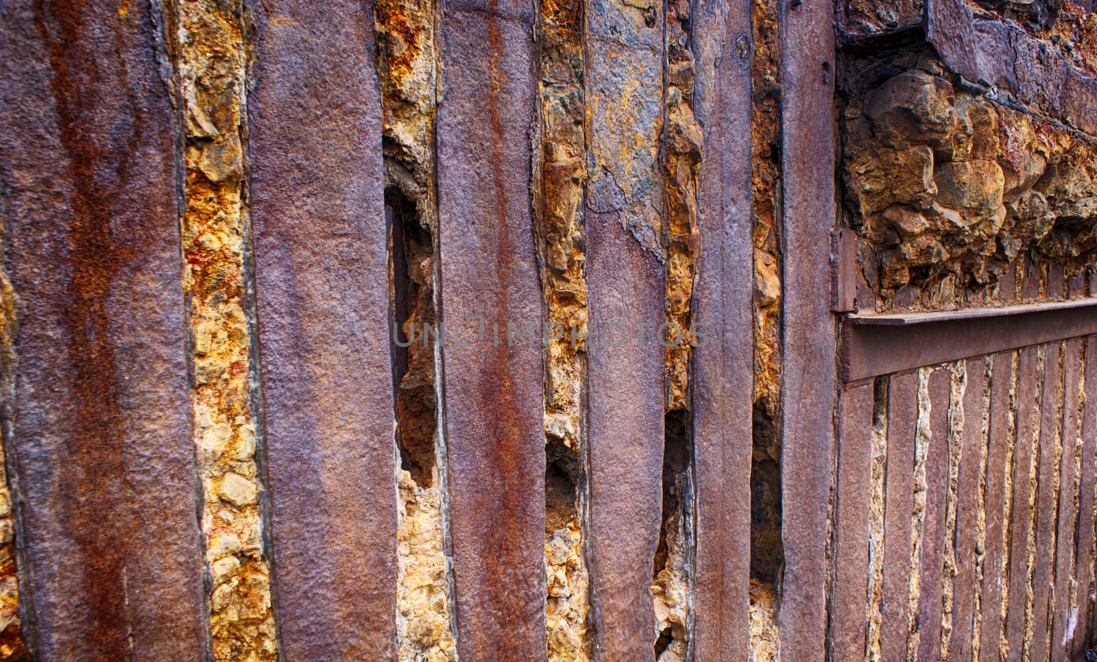 Photograph of a grunge wall texture