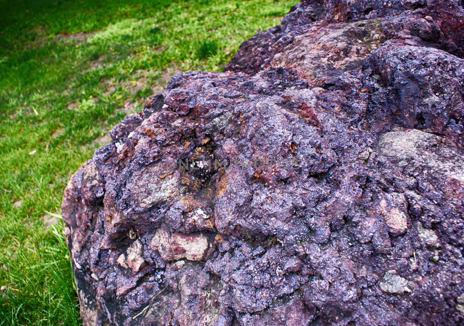 Photograph of some rocks on a natural background