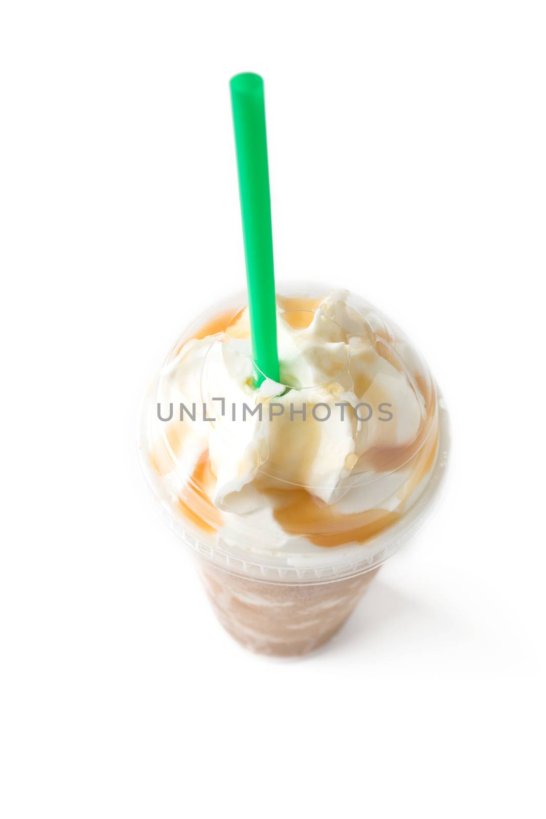 iced coffee with whipped cream