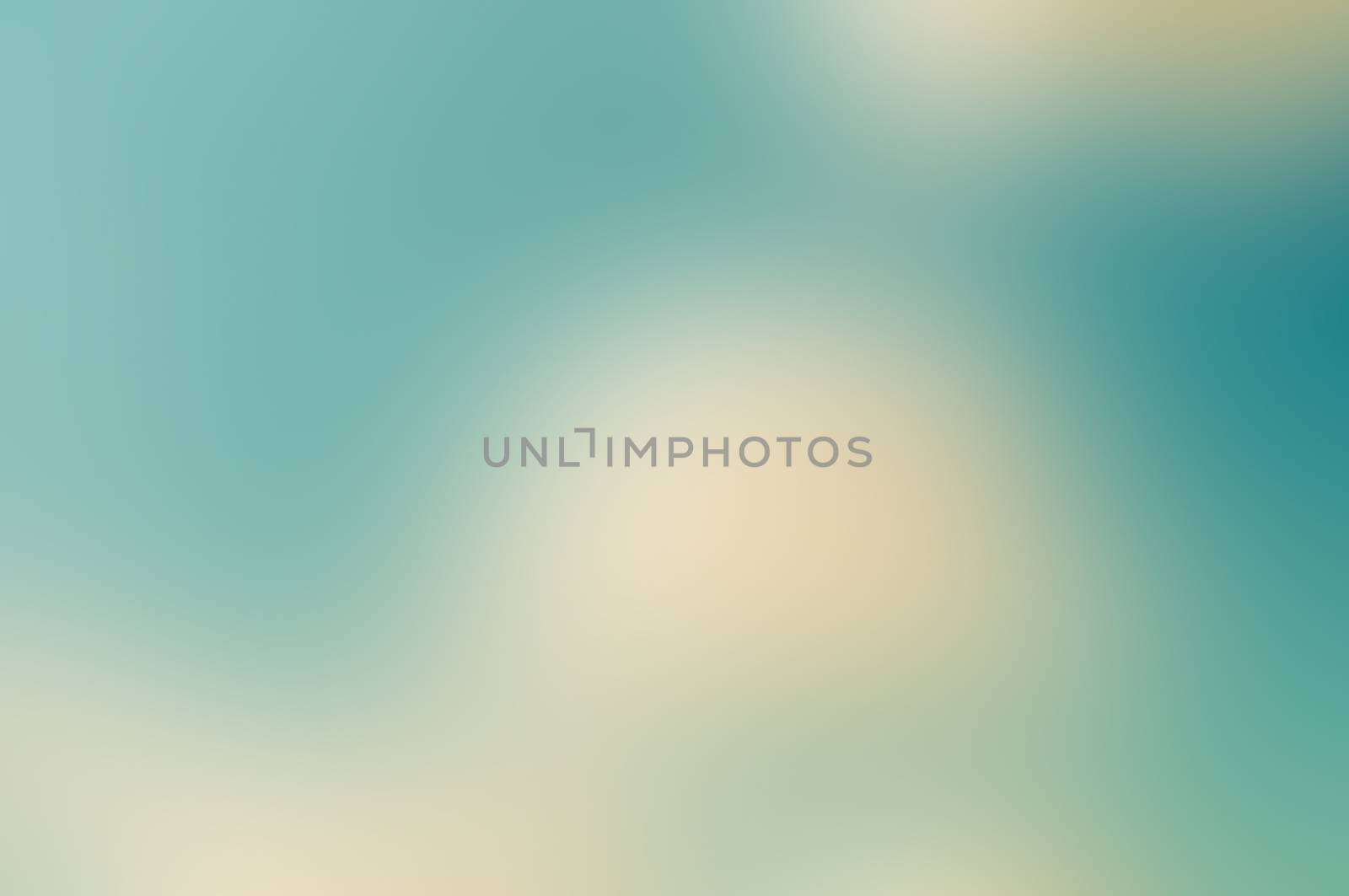 Abstract teal and sepia blurred background