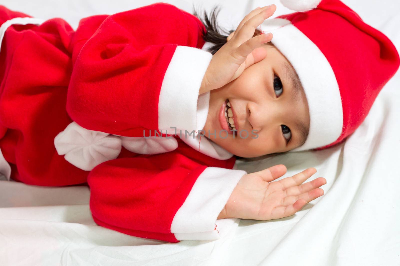 Asian Chinese Santa Girl by kiankhoon