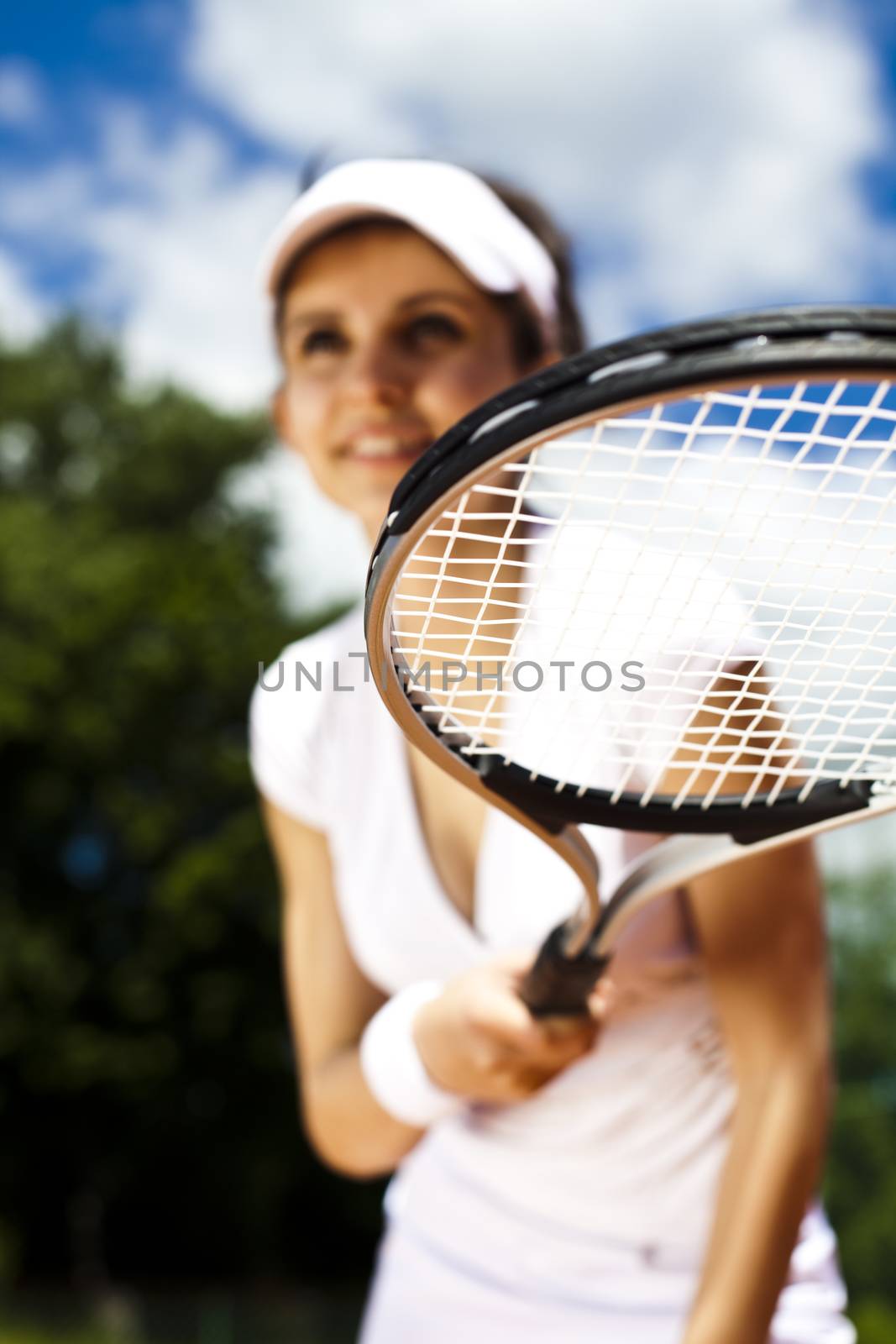 Tennis player, natural colorful tone by JanPietruszka