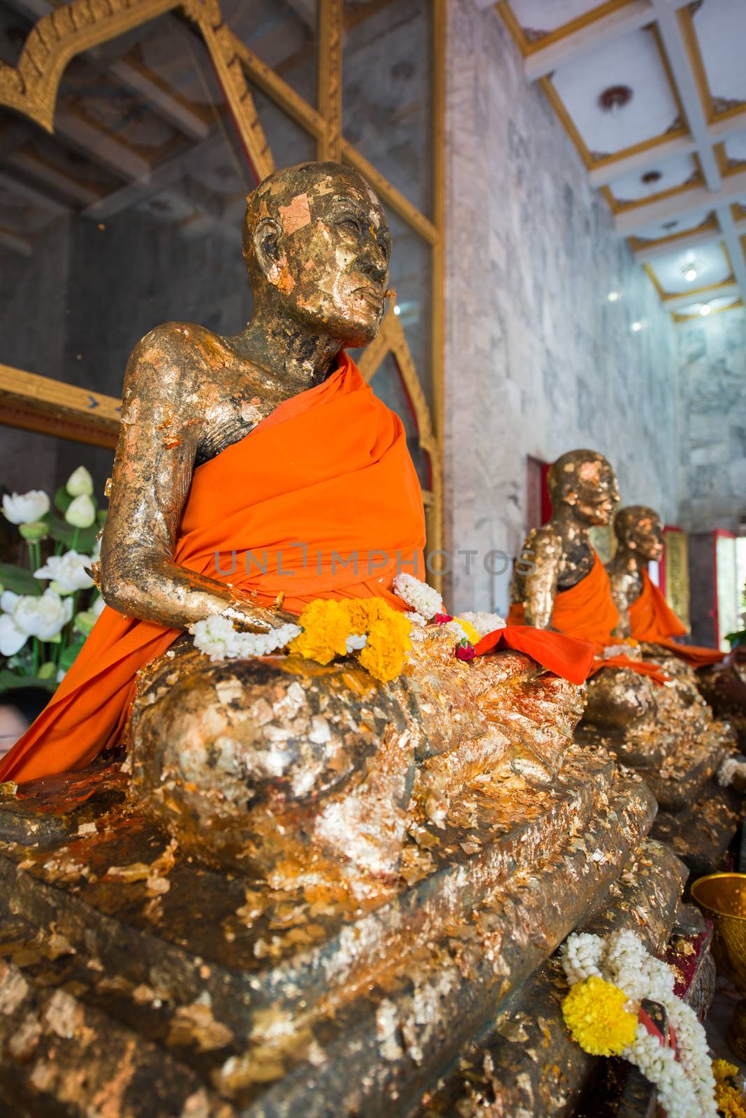 Buddha Statue in Wat Chalong, Phuket Thailand