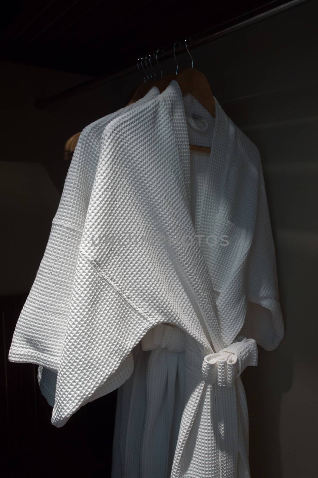 white bathrobe by antpkr