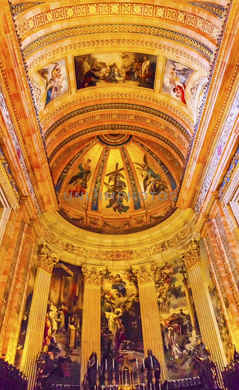 Dome Altar San Francisco el Grande Royal Basilica Madrid Spain by bill_perry