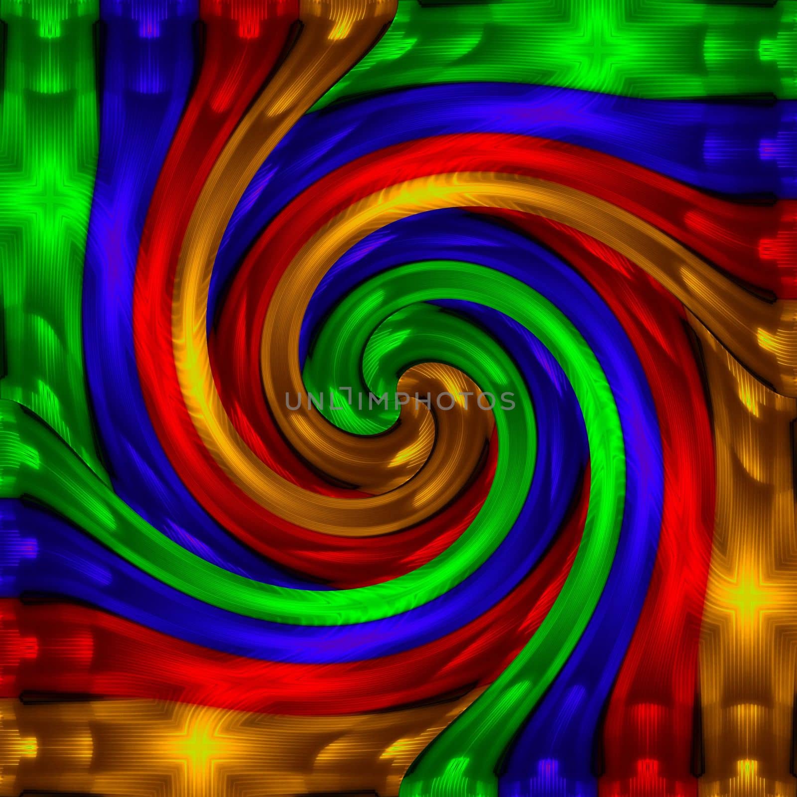 Digital computer graphic - decorative background with abstraction spiral for design.