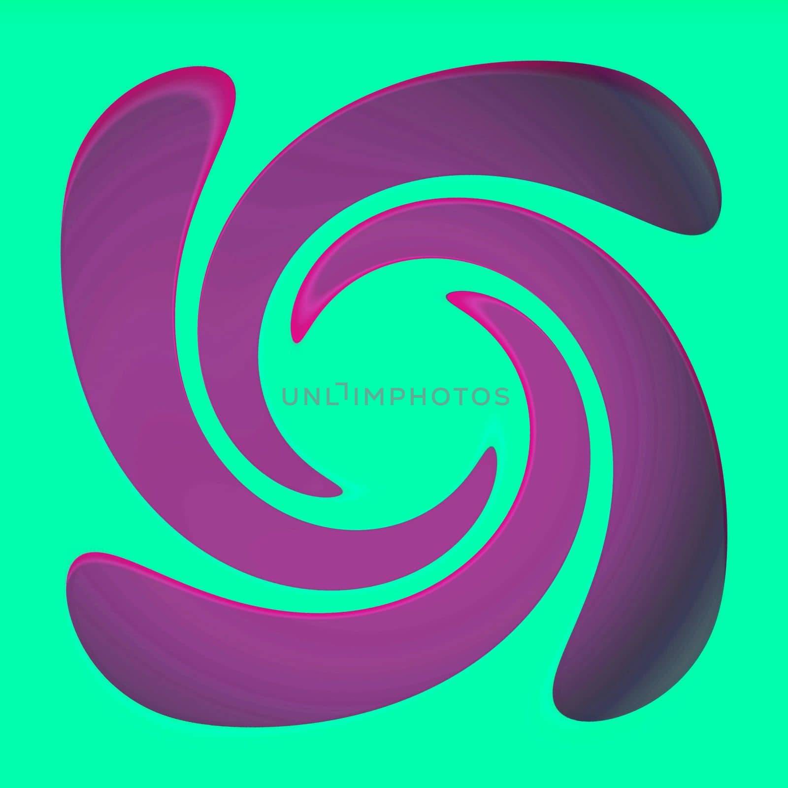 Digital computer graphic - decorative baclground with abstraction spiral for design.