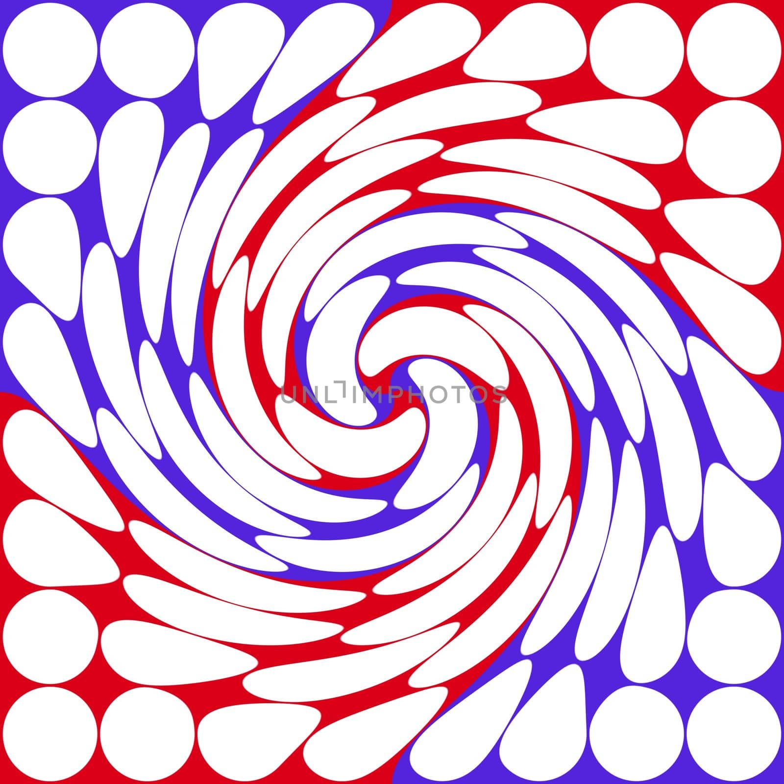 Digital computer graphic - decorative baclground with abstraction spiral for design.