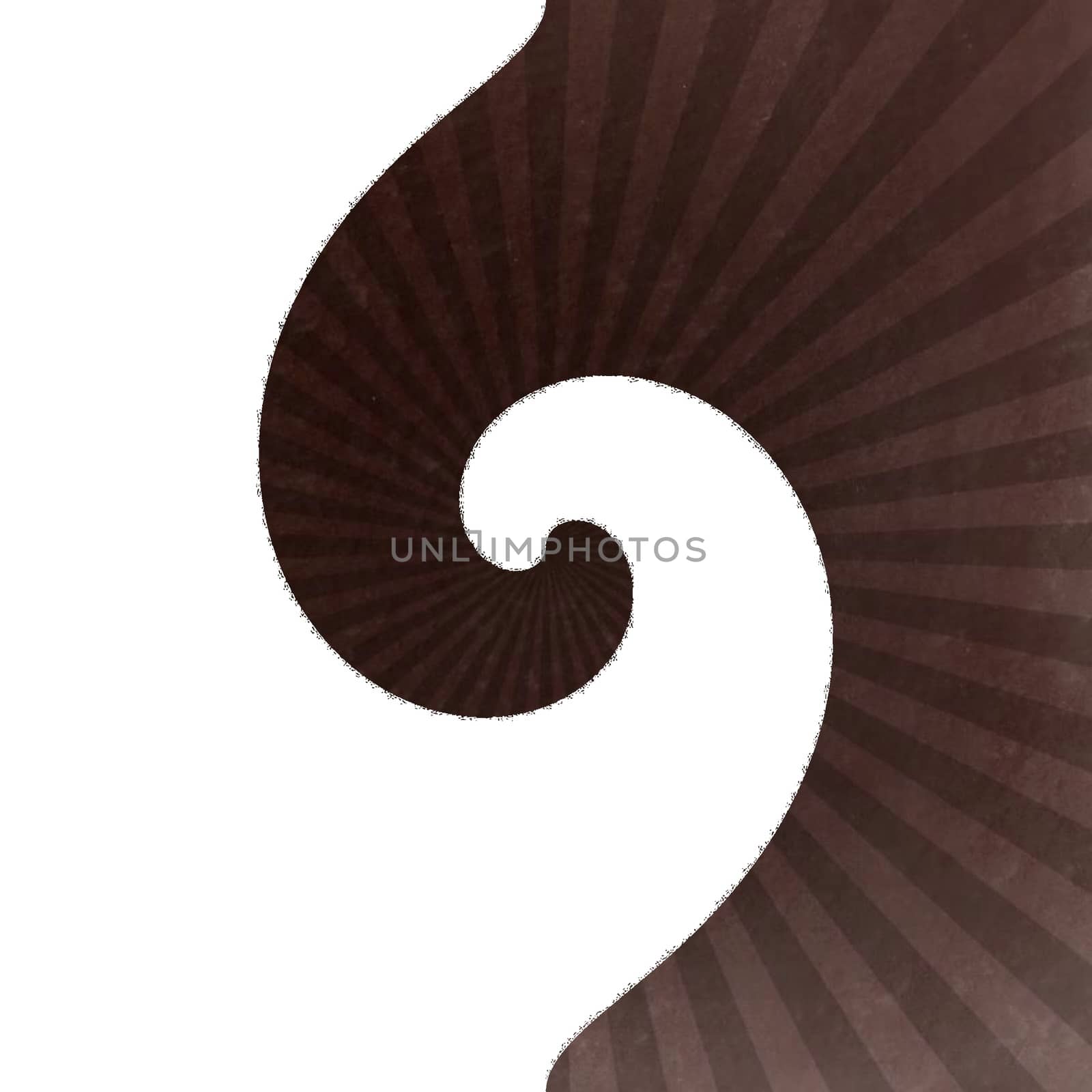 Digital computer graphic - decorative baclground with abstraction spiral for design.