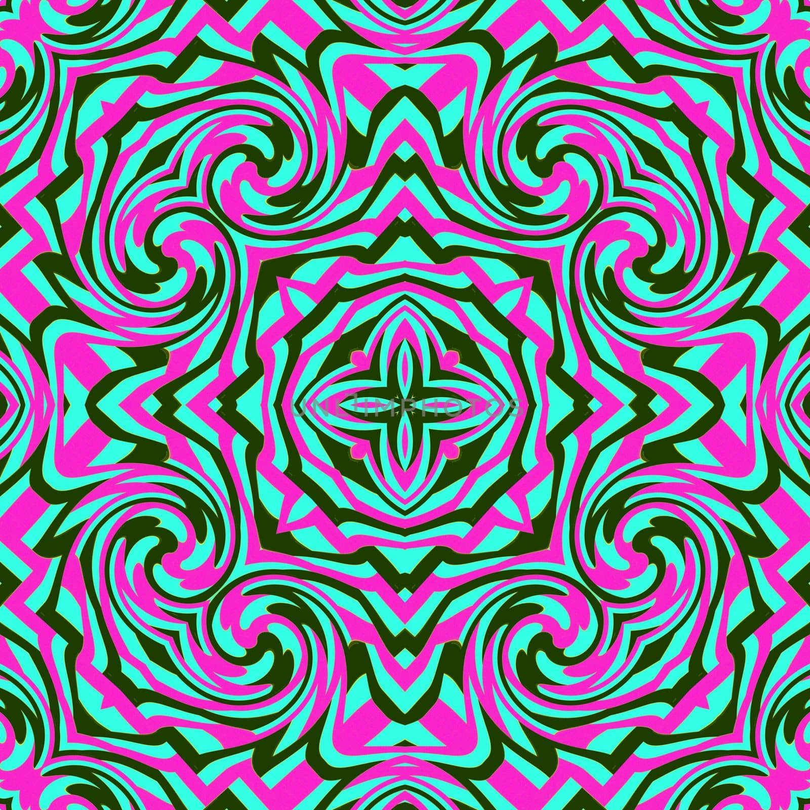 Digital computer graphic - decorative background with abstraction pattern for design.