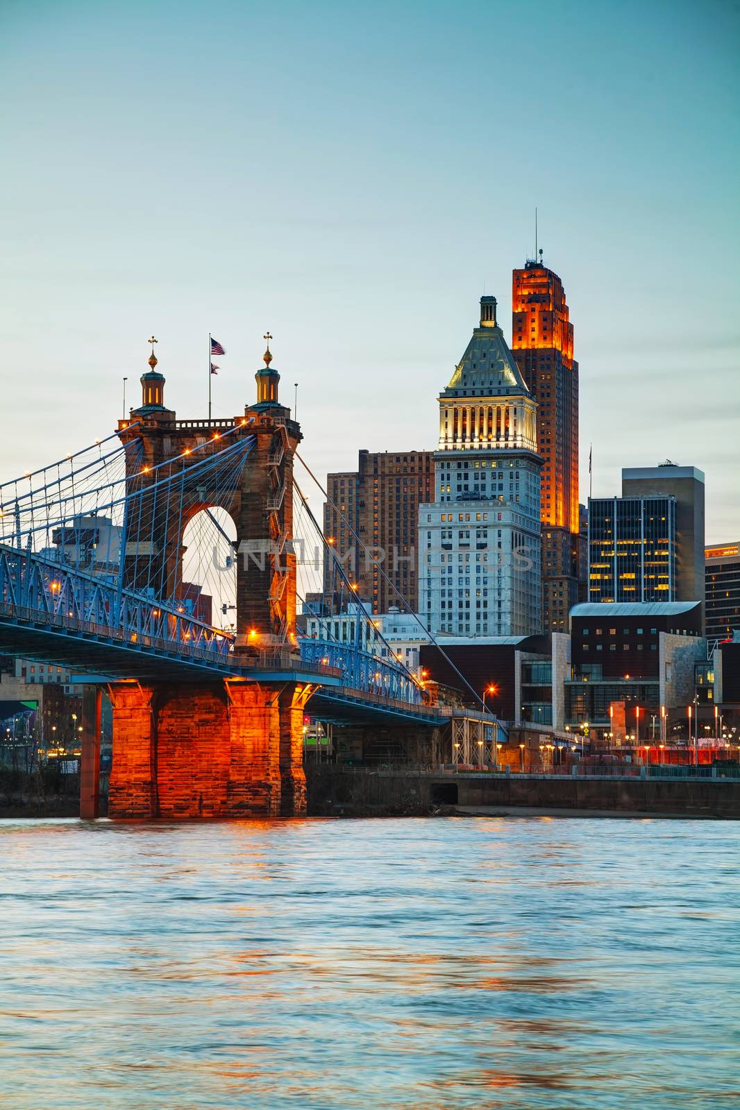 Cincinnati downtown overview by AndreyKr