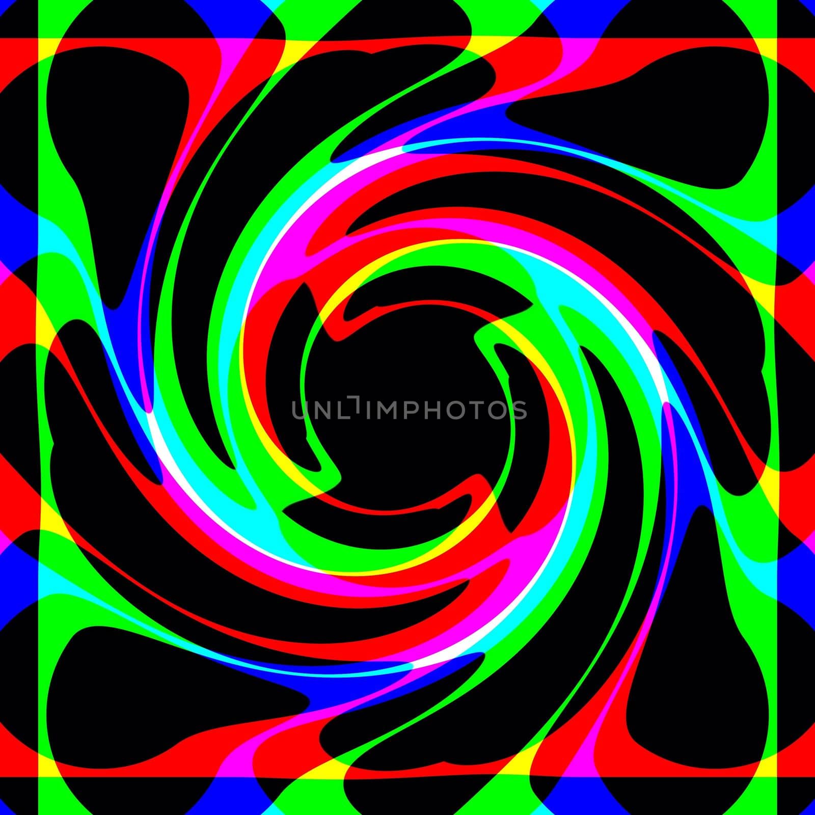 Digital computer graphic - decorative background with abstraction spiral for design.