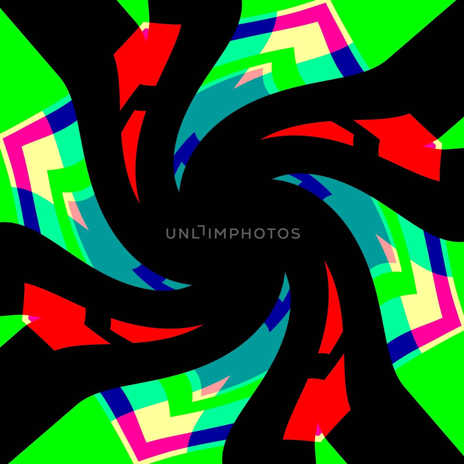 Digital computer graphic - decorative background with abstraction spiral for design.
