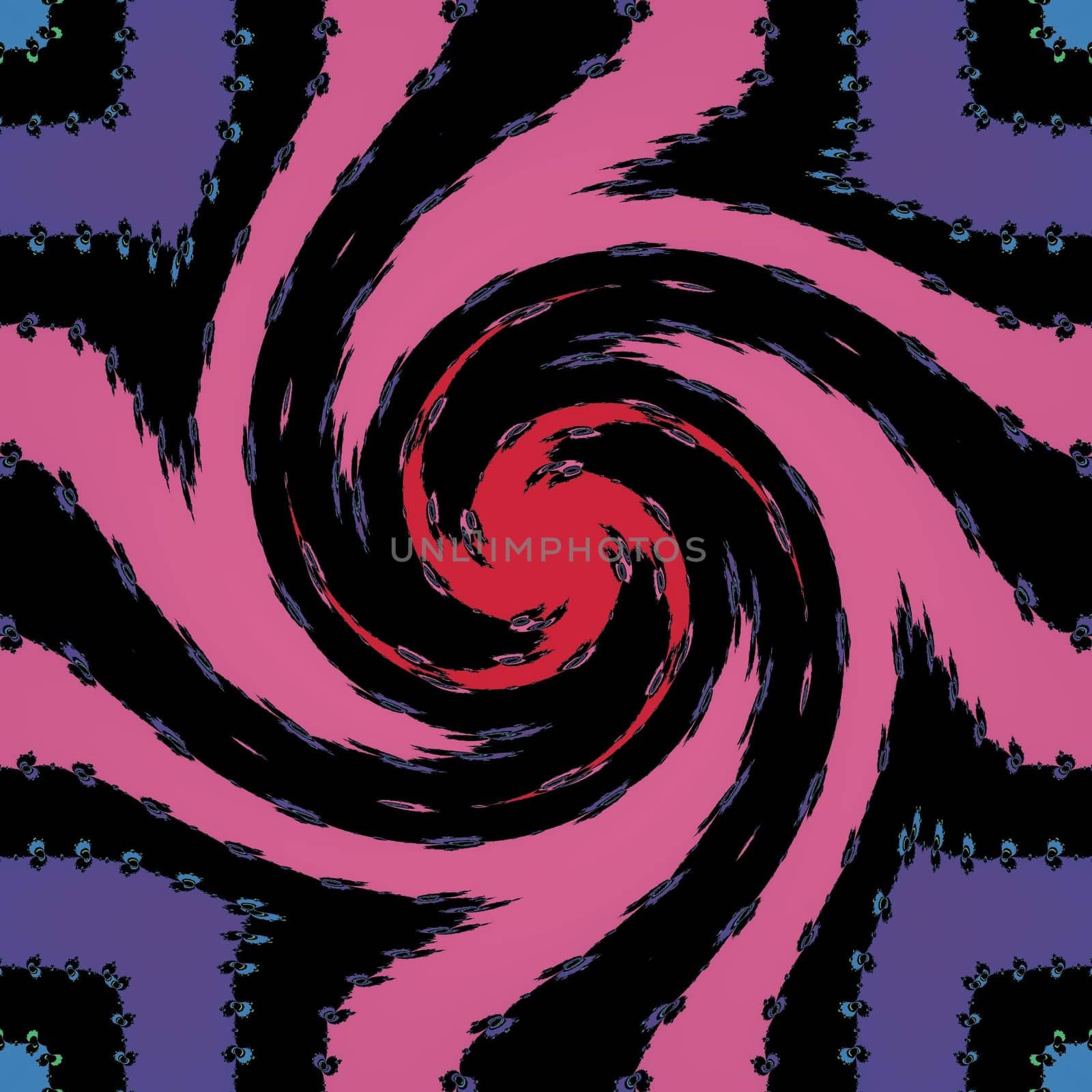 Digital computer graphic - decorative background with abstraction spiral for design.