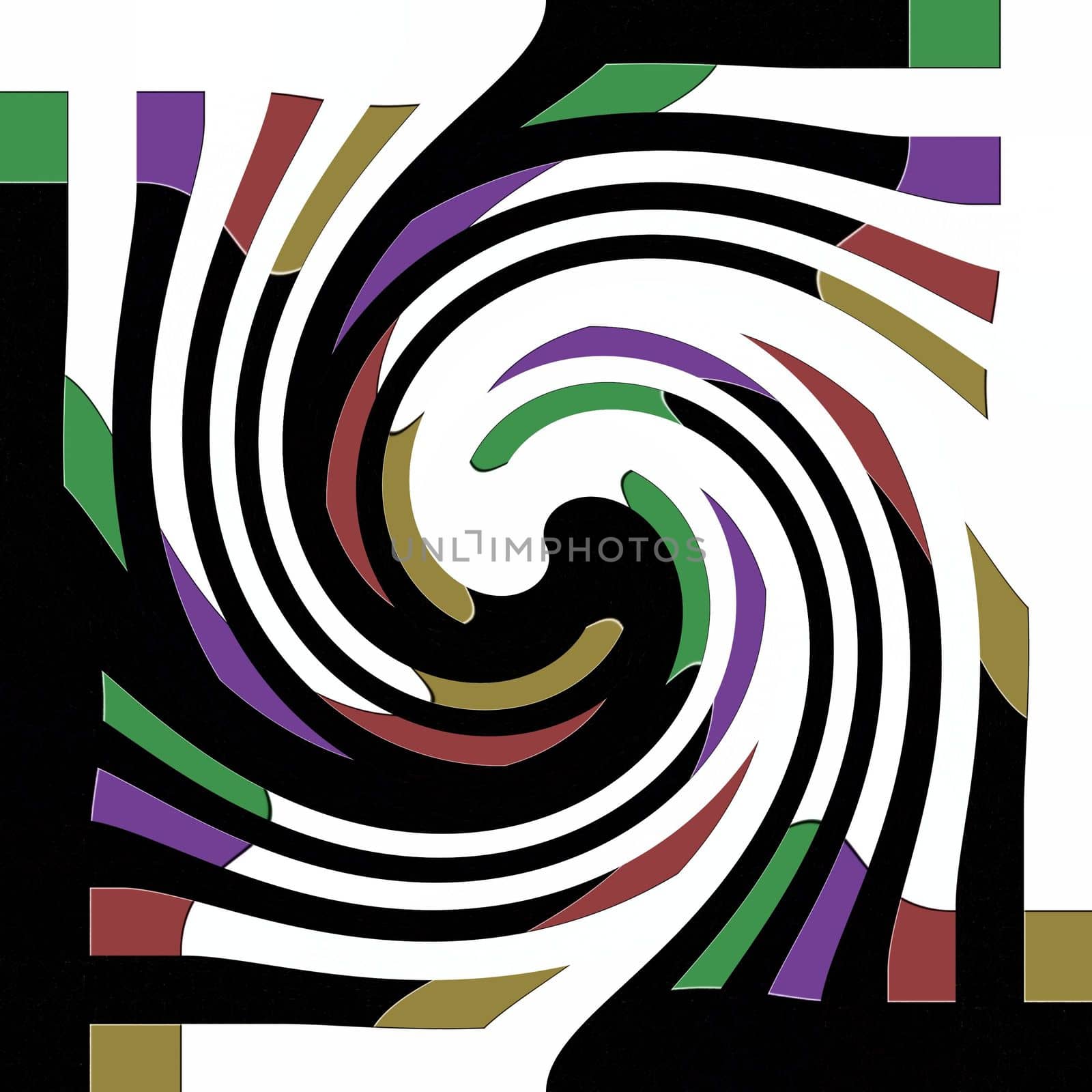 Digital computer graphic - decorative background with abstraction spiral for design.