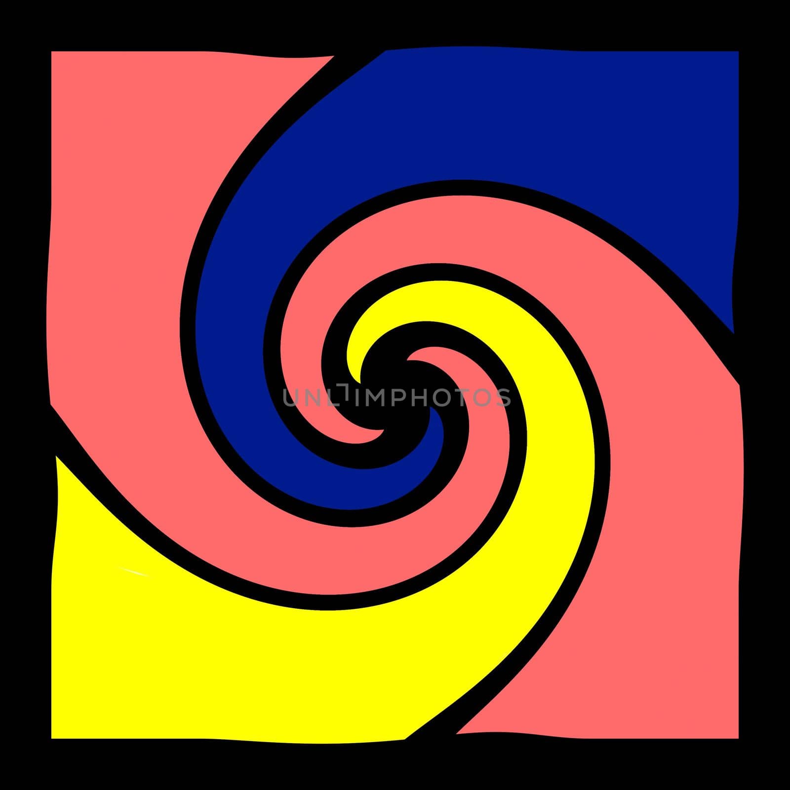 Digital computer graphic - decorative background with abstraction spiral for design.