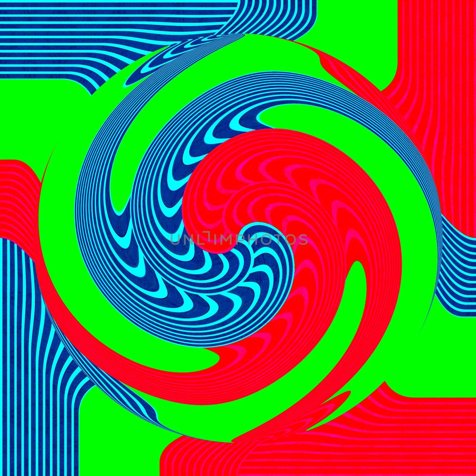 Digital computer graphic - decorative background with abstraction spiral for design.