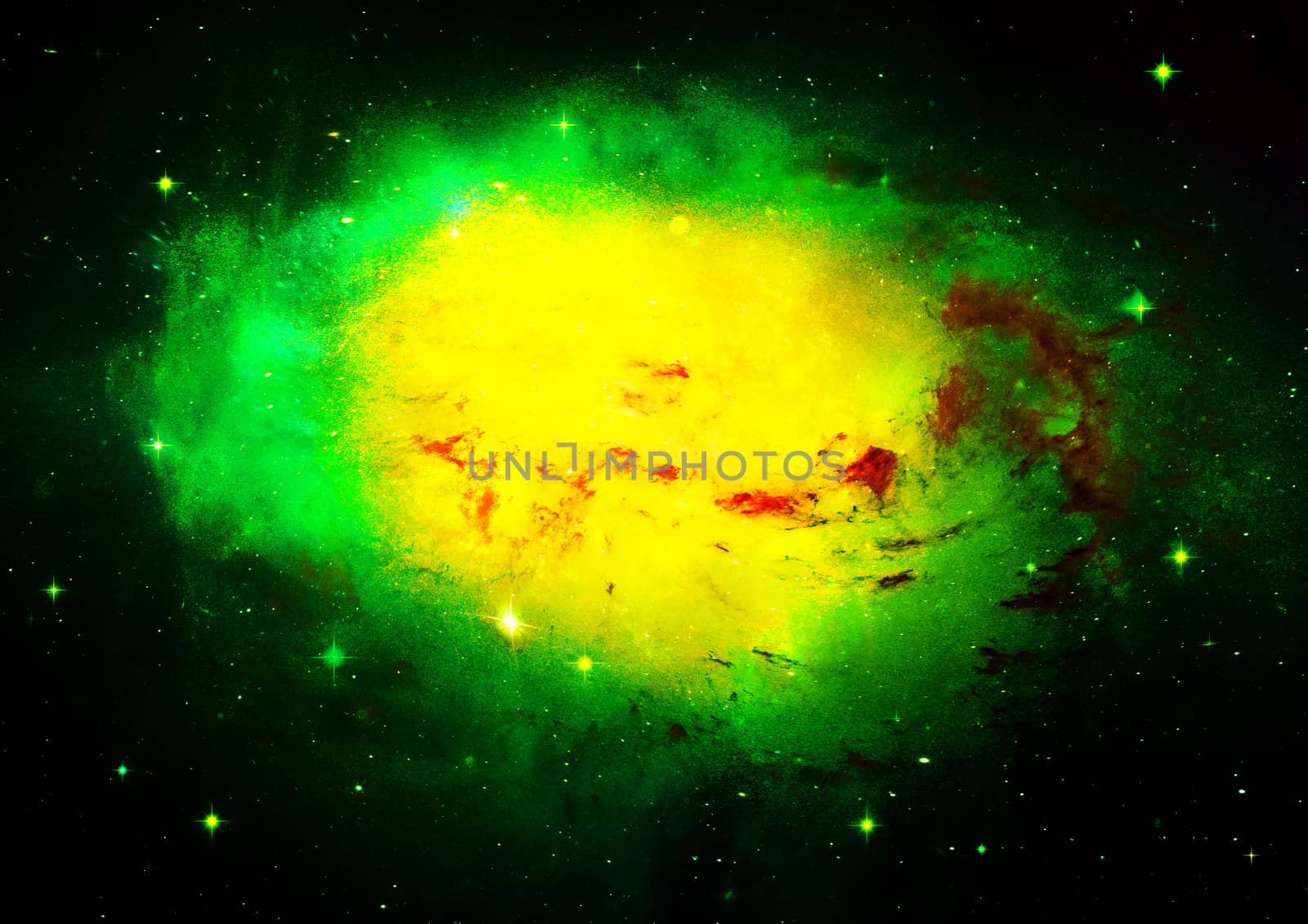 Far being shone nebula and star field against space. "Elements of this image furnished by NASA".