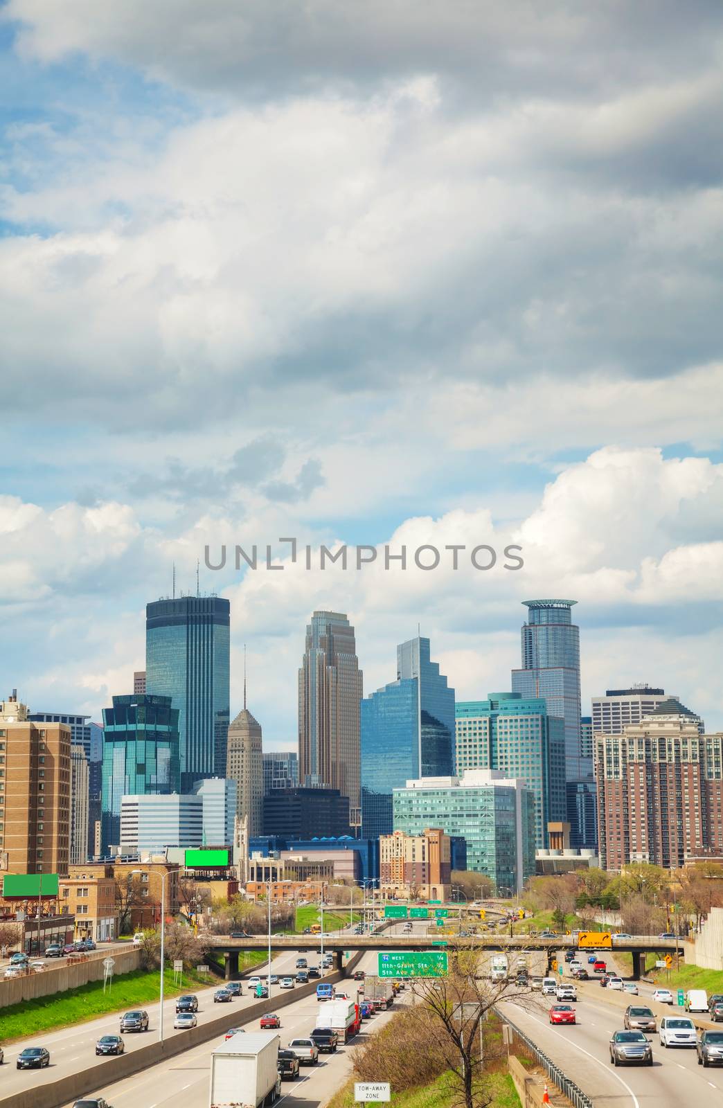 Downtown Minneapolis, Minnesota by AndreyKr