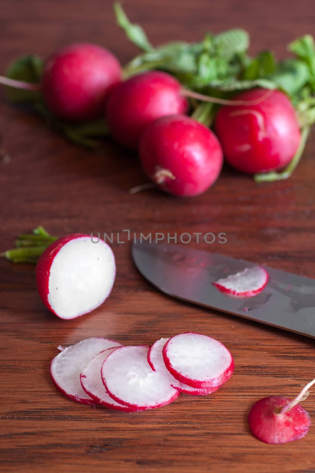 Radishes on a Cutting Board by SouthernLightStudios
