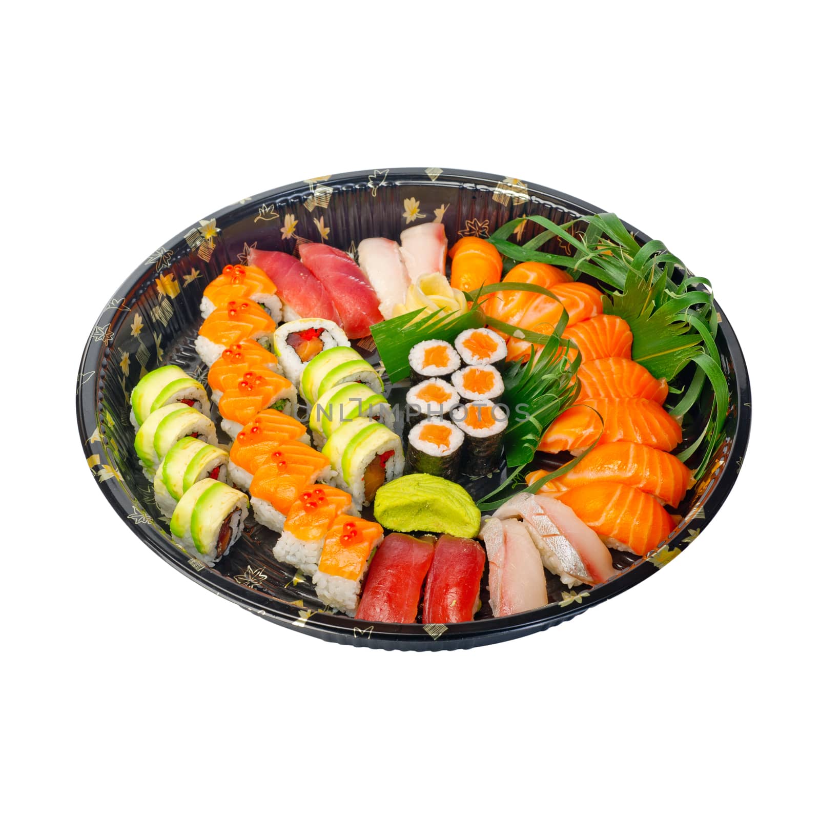 take away sushi express on plastic tray  by keko64