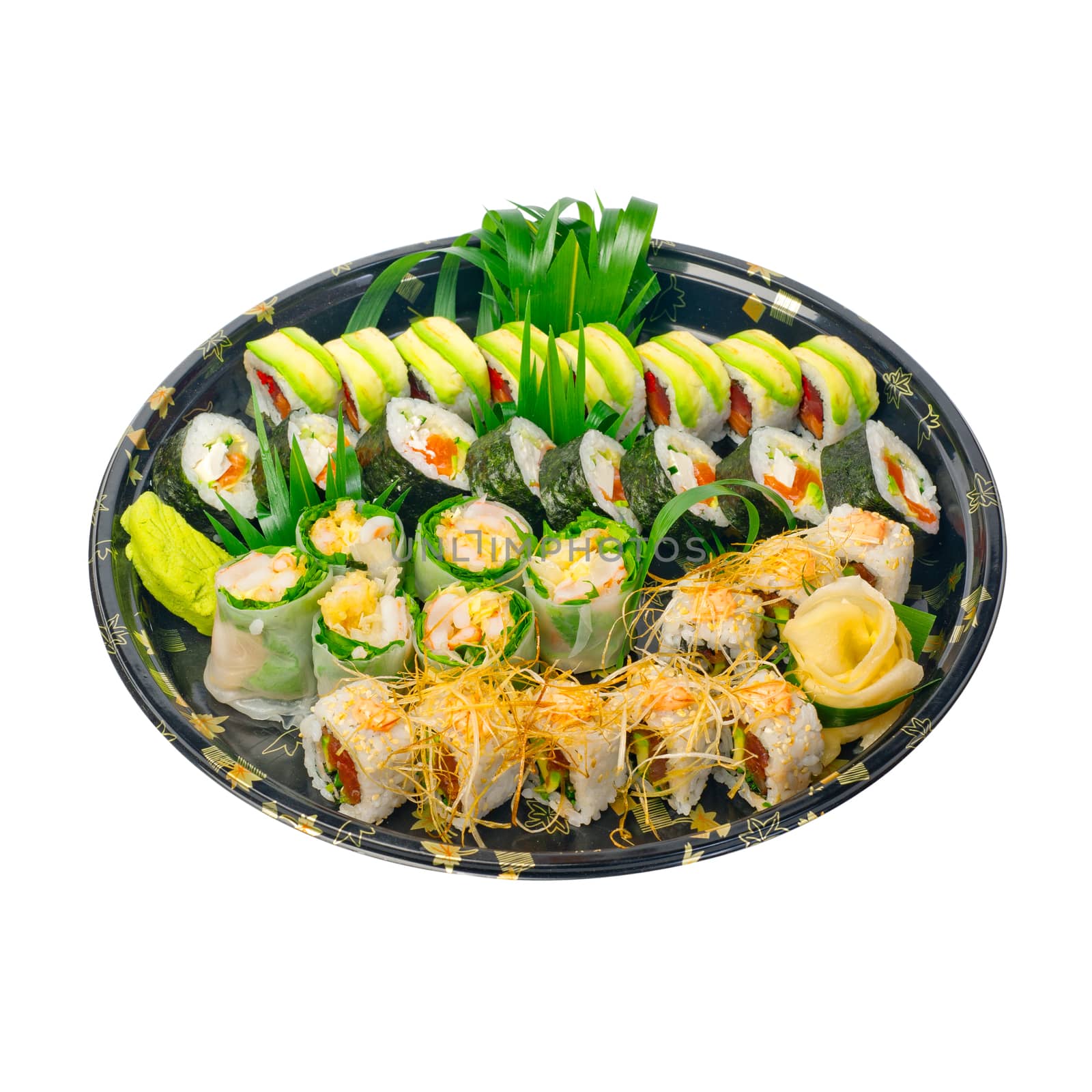 take away sushi express on plastic tray  by keko64