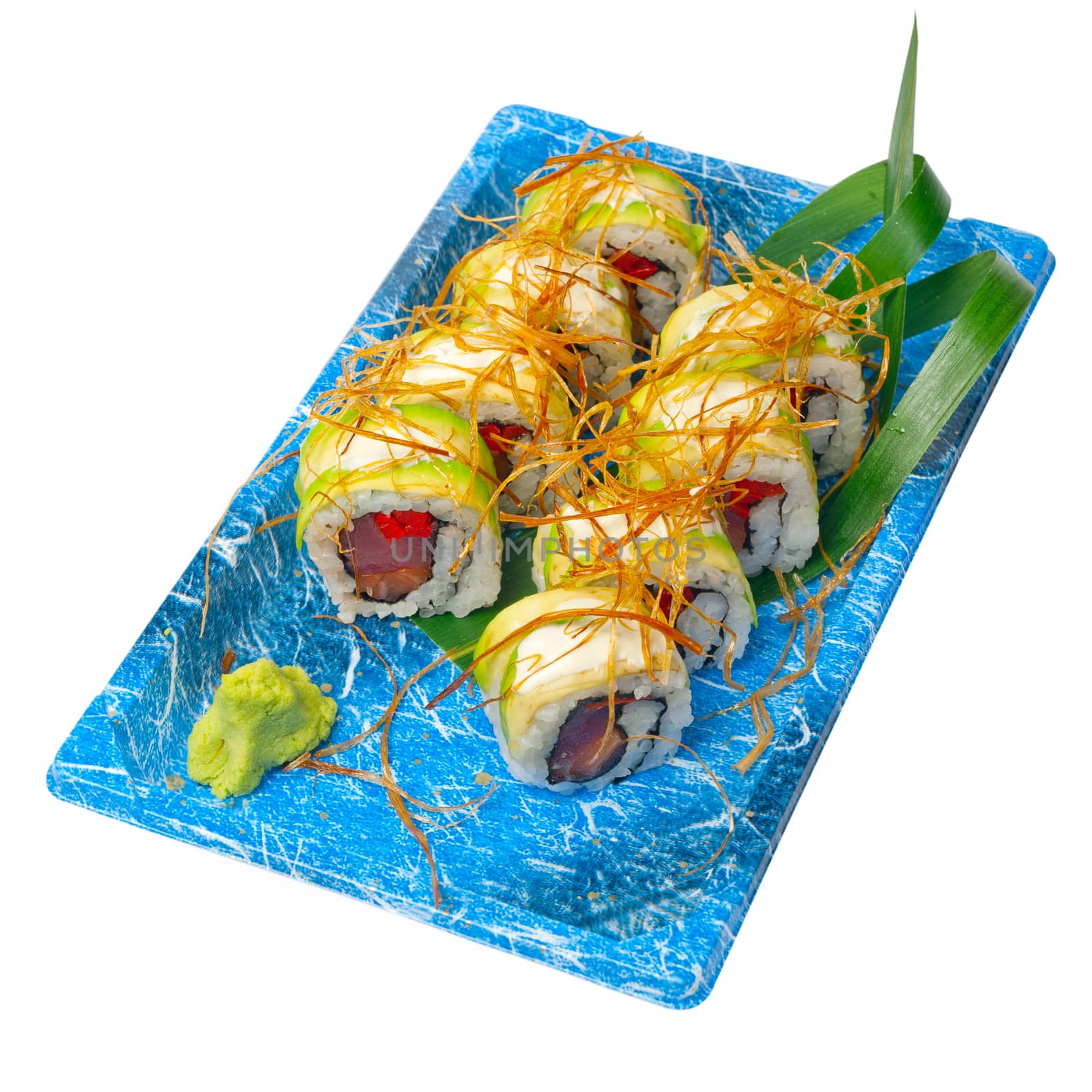 take away sushi express on plastic tray  by keko64