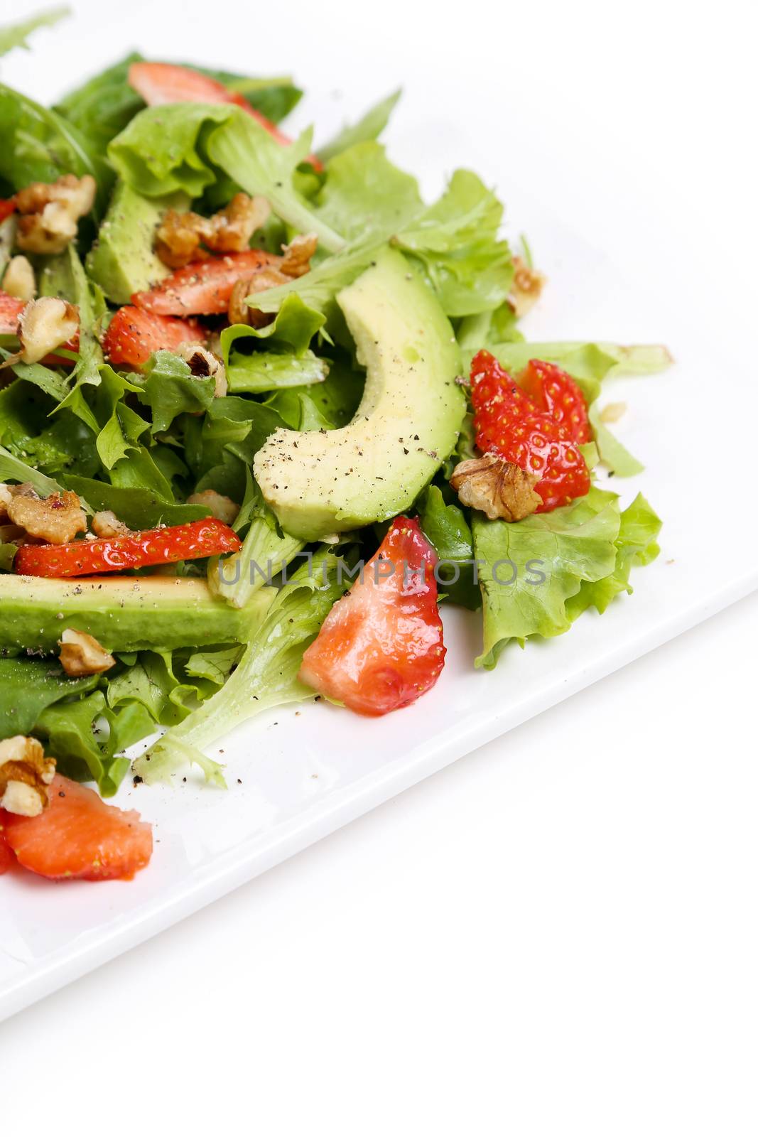 Delicious salad on the table