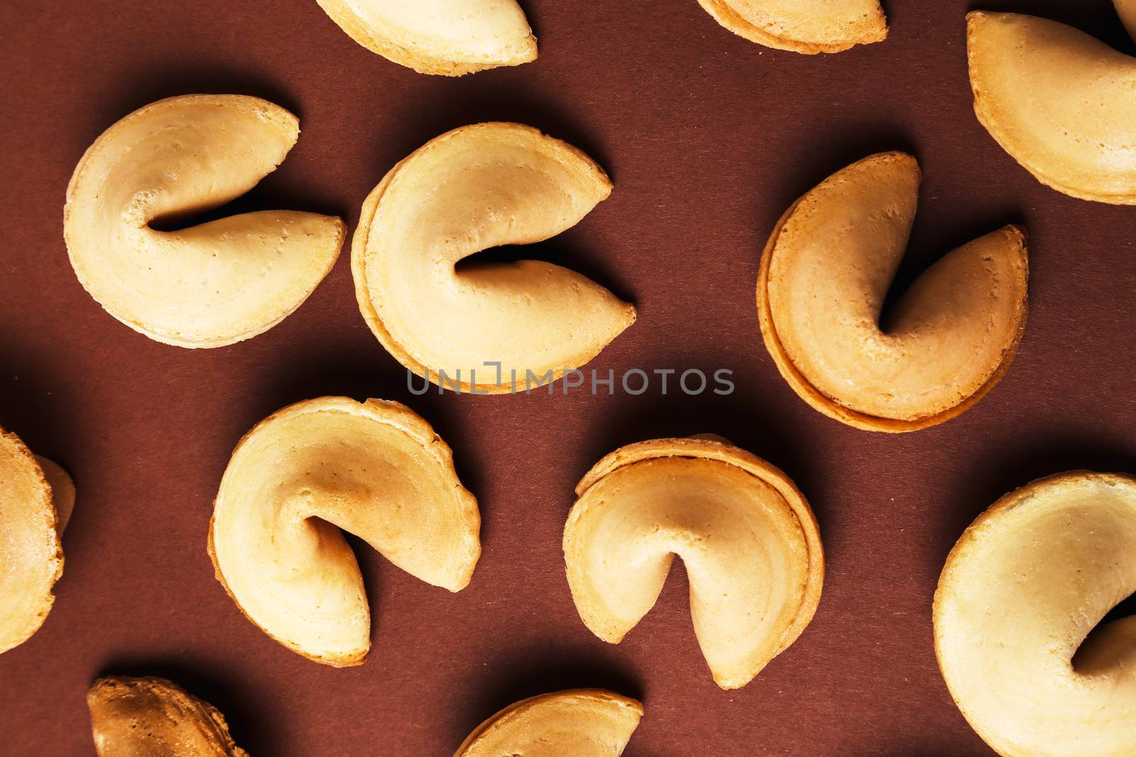 Fortune cookie on the table