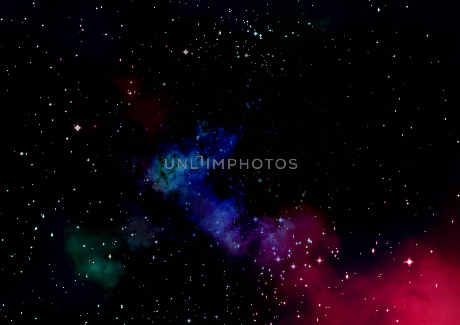 Star field in space a nebulae and a gas congestion. "Elements of this image furnished by NASA".