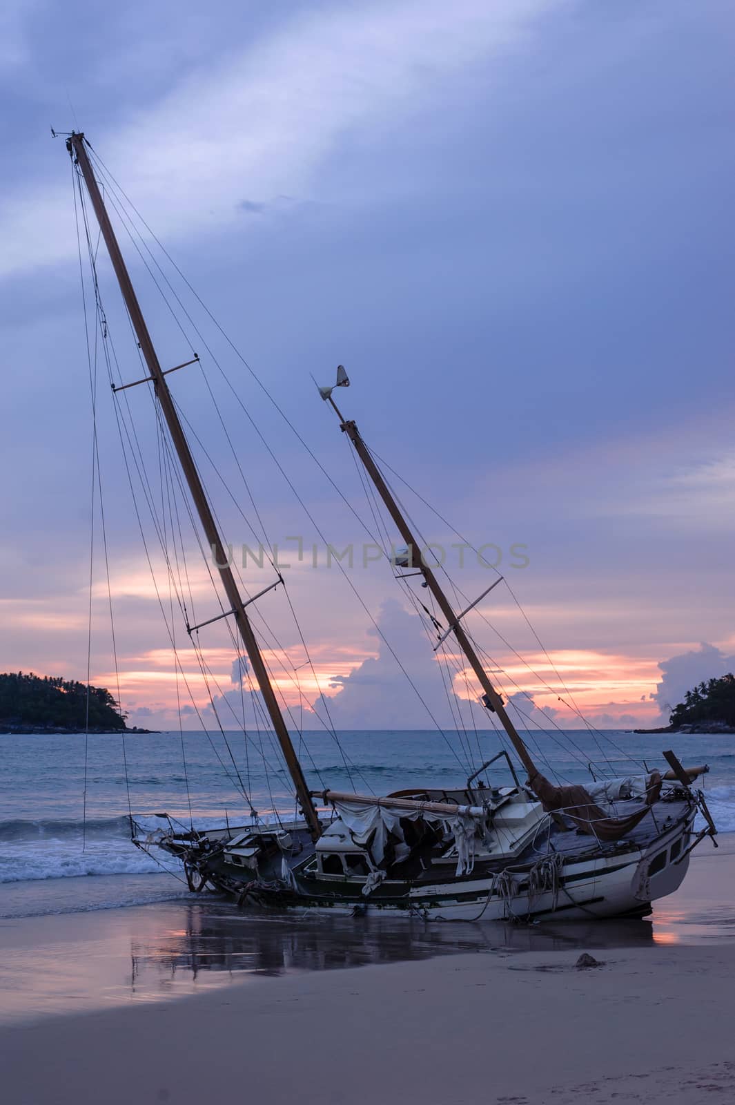 The Ship's Side,  Kata Beach, Phuket Thailand by jimbophoto