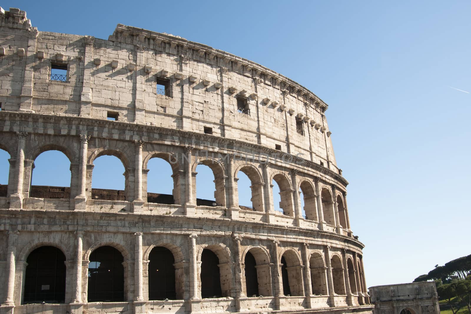 Coliseum during the day