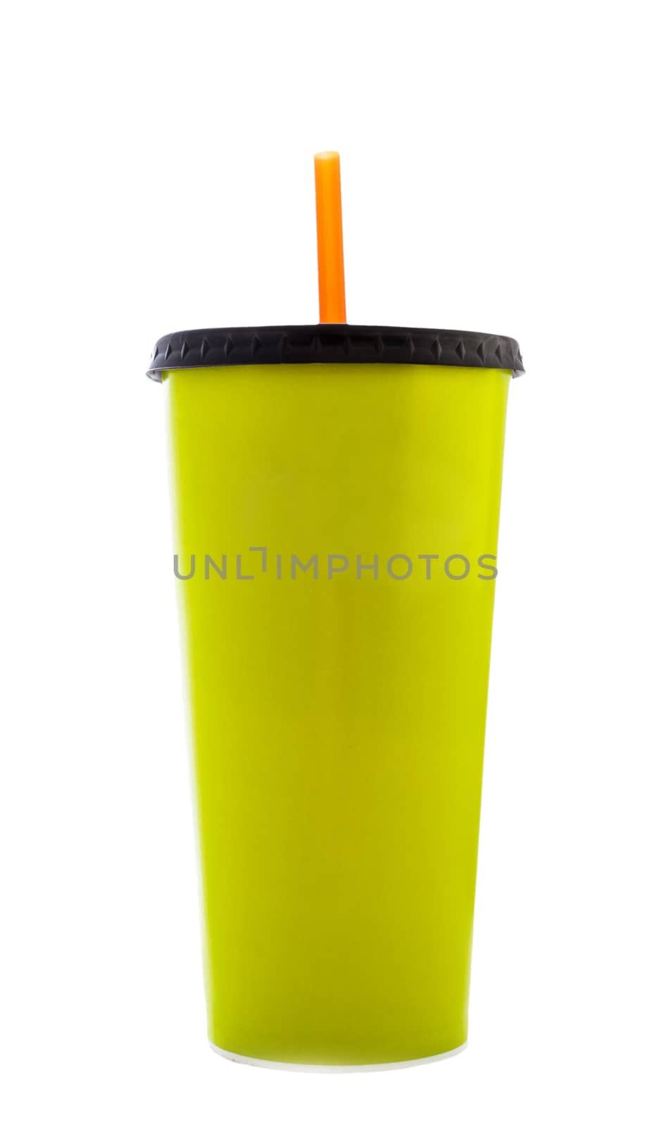 Fast food drinking cup,isoleted,white background,Clipping paths