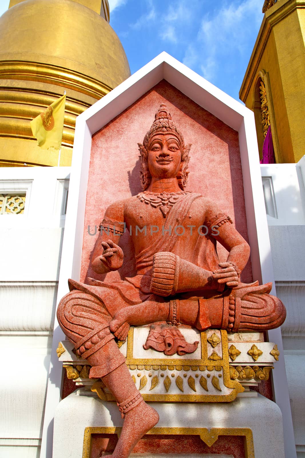 siddharta   in the temple bangkok asia   thailand drum by lkpro