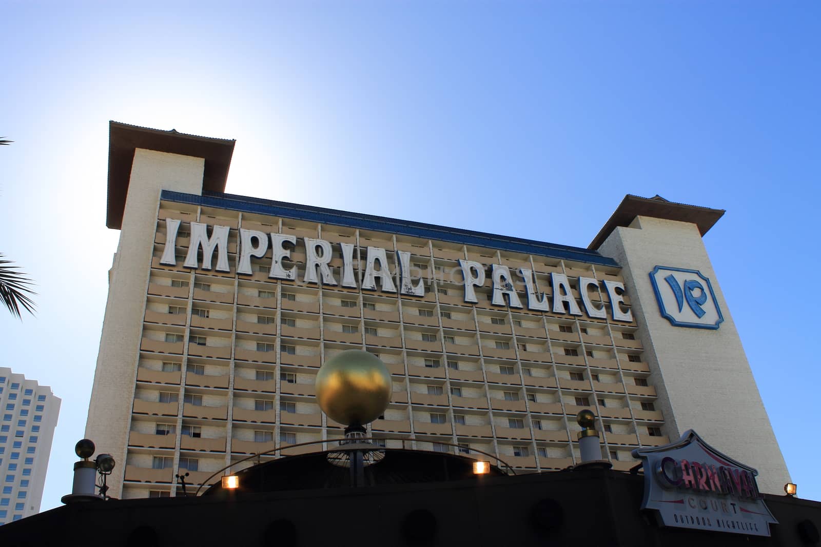 Vintage Imperial Palace Hotel and Casino in Las Vegas, located on the famous Strip.