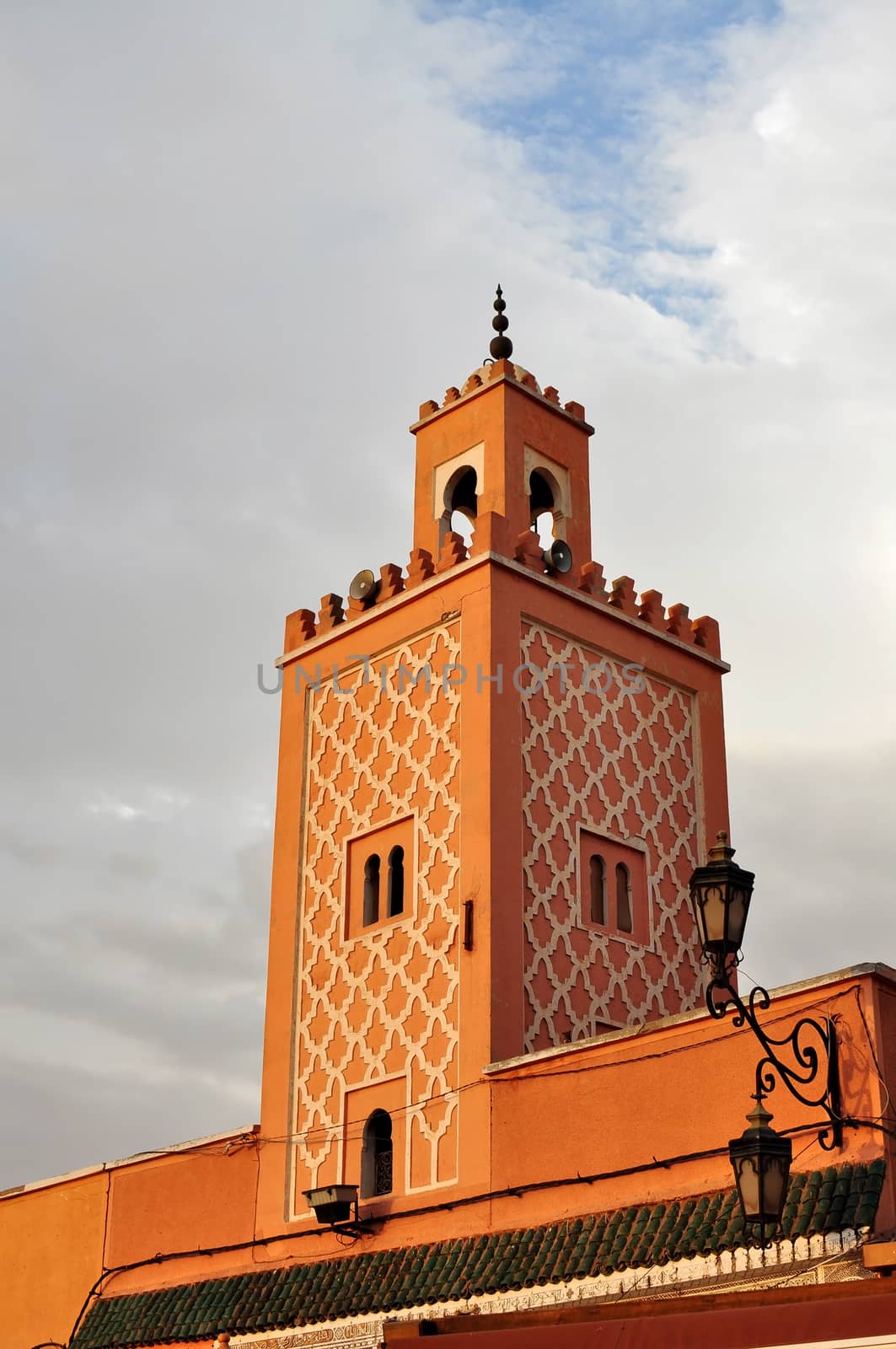marrakech city morocco Jemaa el Fna Mosque landmark architecture