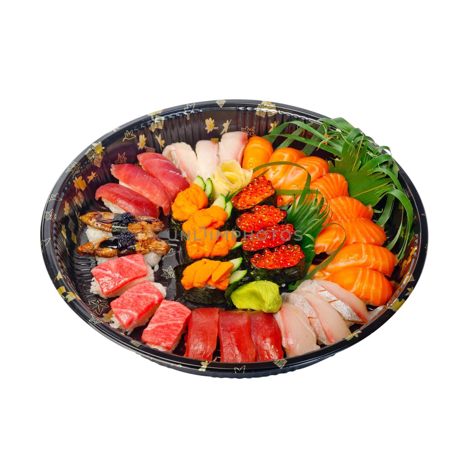 take away sushi express on plastic tray  by keko64