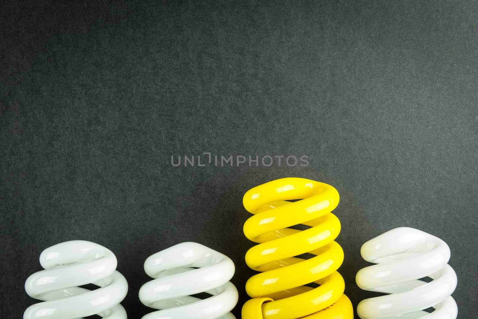 Energy saving light bulbs business concept of Differentiation by urubank