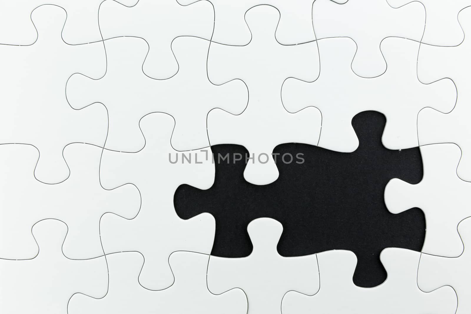 jigsaw puzzle use for business background such as teamwork brainstorm