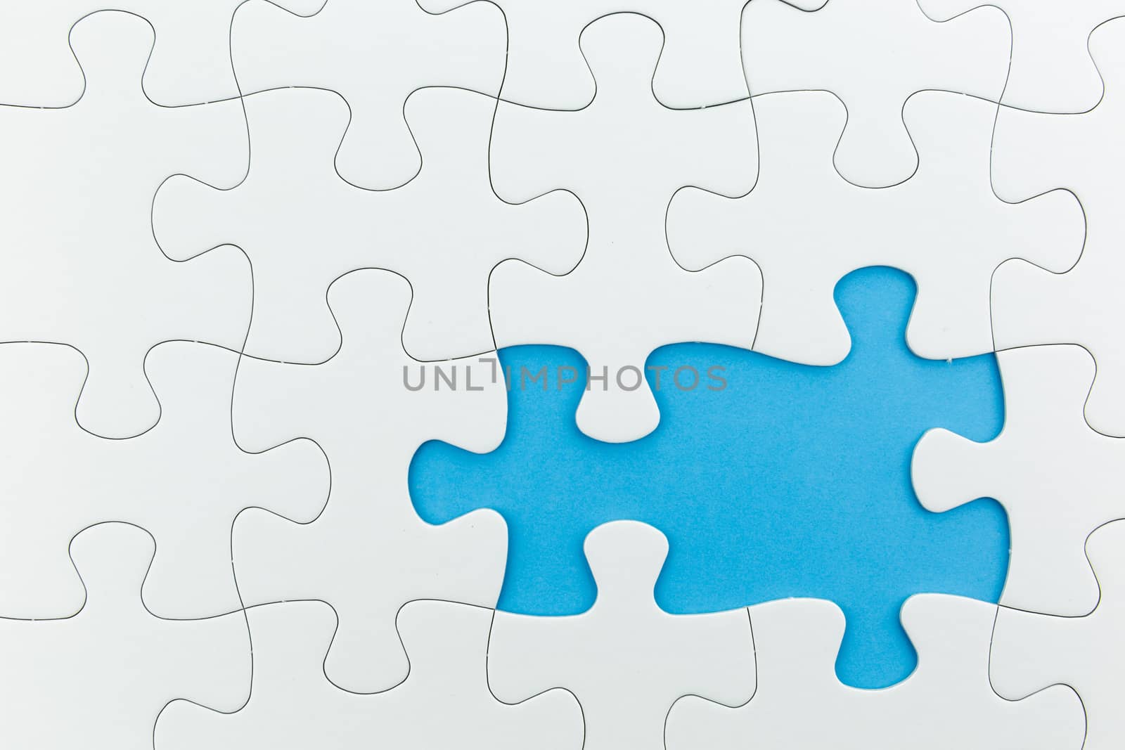 jigsaw puzzle use for business background by urubank