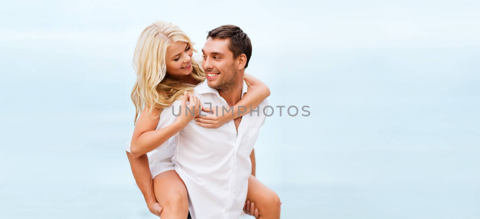 couple at seaside by dolgachov